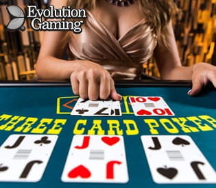 Evolution Gaming hat das beste Live Casino 3 Card Poker
