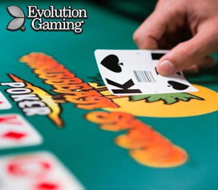 Evolution Gaming Live Caribbean Stud im besten Online Casino