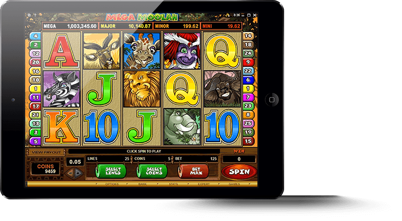 Das größere Display eines Tablets sorgt bei Casino Spielen für deutlich mehr Spielvergnügen