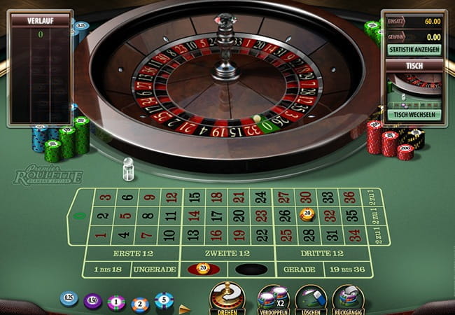 Roulette und weitere Tischspiele im All Slots Casino