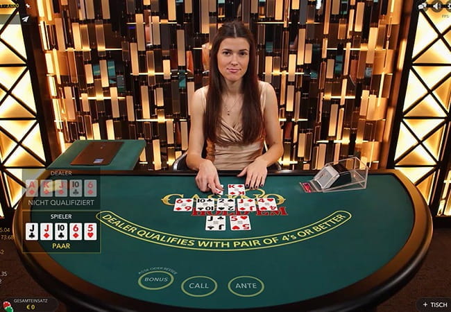 Wunderschönes Live Dealer Erlebnis bei Betways Casino Hold'em