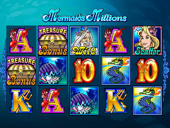 Versión de prueba de la slot Mermaids Millions.