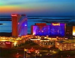 Atlantic City's skyline at night
