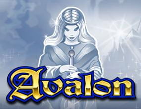 Logo of the King Arthur slot, Avalon