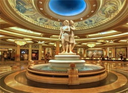 Caesars Palace's famous lobby