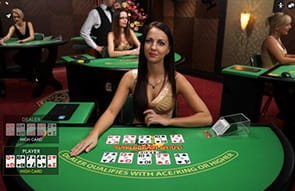 Dealer in a casino poker game online