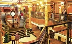 Onboard the a Cunard Ship