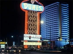 the dunes hotel sign