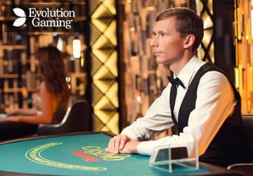 Live Casino Hold'em from Evolution Gaming promotional image