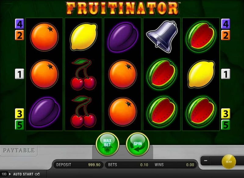Fruitinator spielautomaten vorschau