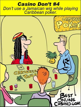 Casino don’t #4: Caribbean stud poker