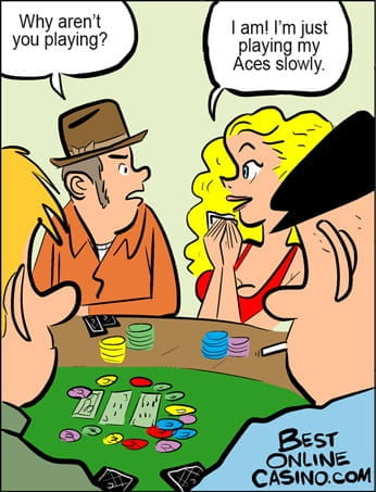 Playing aces slowly