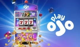Playojo logo and casino imagery