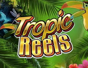 The jungle-themed slots, Tropic Reels' logo