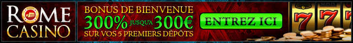Rome Casino bonus 300% 300€