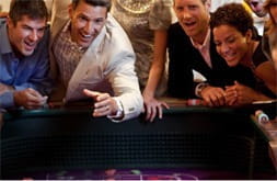 A casino onboard a Celebrity Cruises ship