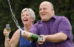 Adrian and Gillian Bayford jackpot