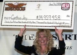 Cynthia Jay Megabucks jackpot