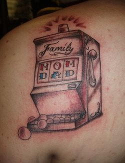 Family slot tattoo