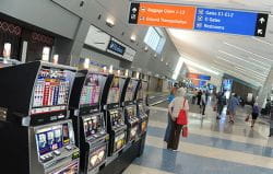 Airport gambling