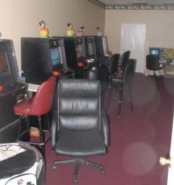 Illegal gambling hall