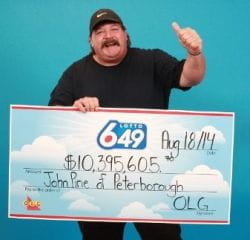 John Pirie lotto jackpot