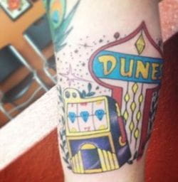 Las Vegas Dunes tattoo
