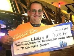 Lauren Renaldi jackpot