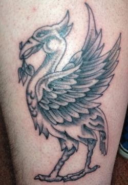 Liver Bird tattoo