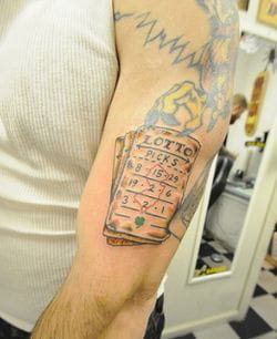 Lotto tattoo