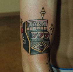 Lucky slot tattoo
