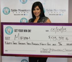 Miriam jackpot winner