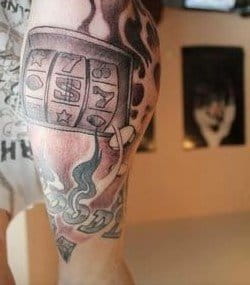 Slot jackpot tattoo