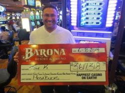 Thomas K. Megabucks jackpot