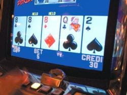 Video poker slot