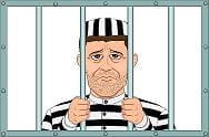 behind bars