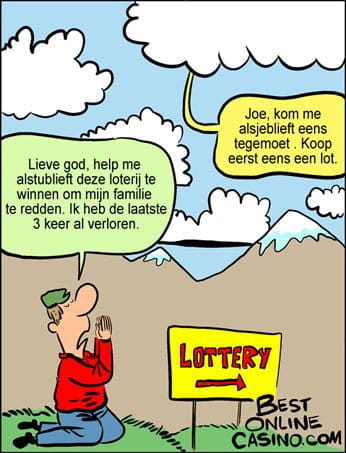 Bidden voor de loterij