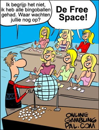 Blondjes spelen bingo