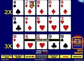 Video Poker online jocul popular ultimate triple draw