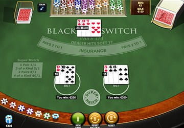 Hohe Gewinne sind beim Blackjack Switch möglich