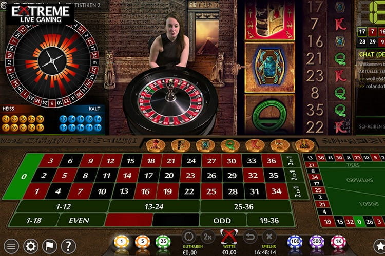 Book of Ra und Roulette werden dank Extreme Live Gaming zusammengeführt