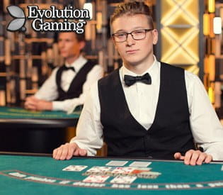 Nur Evolution Gaming bietet Ultimate Texas Hold'em an