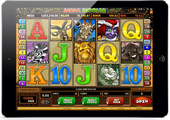 Mega Moolah im Mobile Casino