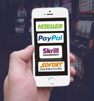 Die Einzahlung über PayPal, Sofortüberweisung, Skrill, Neteller und Kreditkarte ist problemlos in der App möglich.