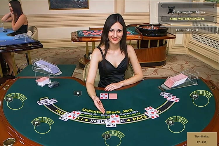 Unlimited Blackjack im Playtech Live Casino spielen