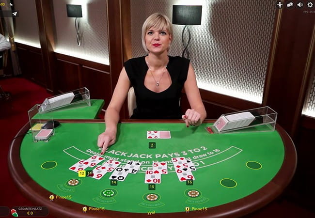 Live Casino Kartenspiele im CasinoClub