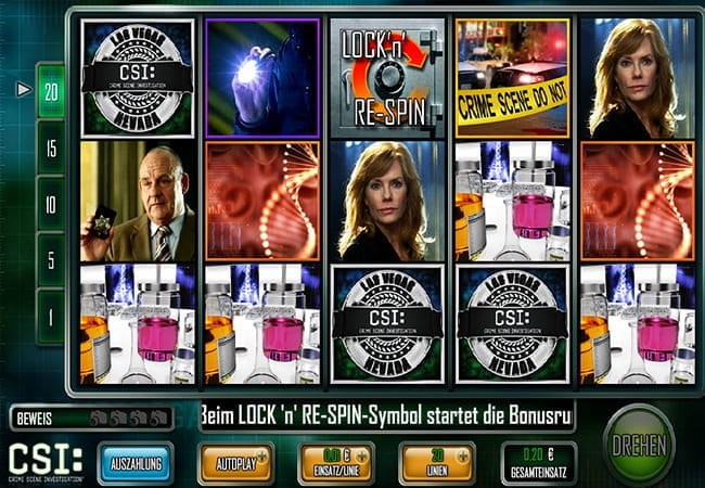 Dem online Jackpot auf der Spur bei CasinoClub mit CSI 