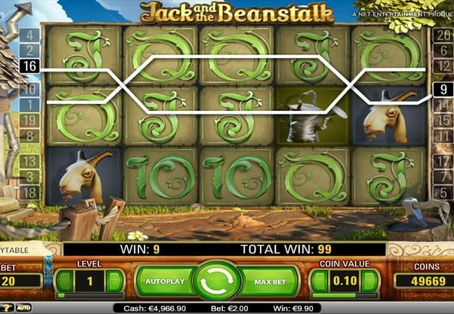Der Jack and the Beanstalk Automat von NetEnt bei Play Fortuna