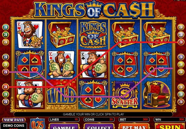 Der Spielautomat King of Cash in als Detailbild