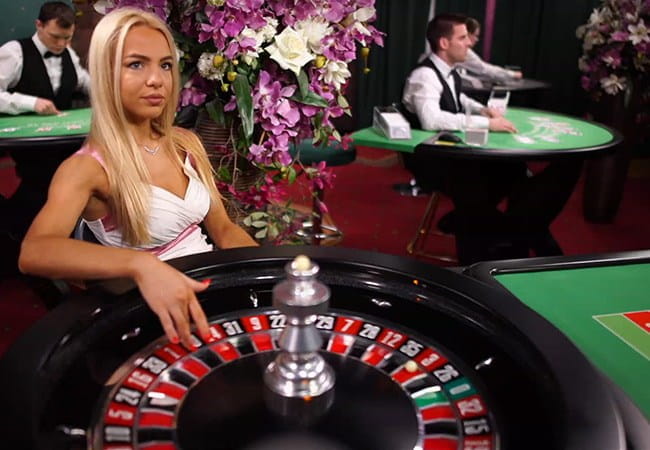 Ein Live Roulette Tisch vom Provider Evolution Gaming